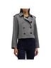 Veronica Beard Solid Gray Trenchcoat Size XL - photo 1