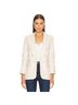 Veronica Beard 100% Polyurethane 100% Polyester Solid White Ivory Blazer Size 0 - photo 1