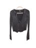 FP One Gray Long Sleeve Button-Down Shirt Size XS - photo 1
