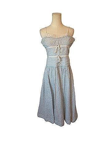 For Love & Lemons Georgia Gingham Casual Dress (view 2)