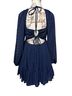 Lulus 100% Polyester 97% Polyester 3% Spandex Blue Casual Dress Size S - photo 2
