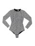 Lululemon Athletica Print Black White Bodysuit Size 4 - photo 1