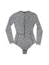 Lululemon Athletica Print Black White Bodysuit Size 4 - photo 2