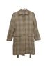 Bill Blass 100% Wool Plaid Tan Trenchcoat Size 10 - photo 1