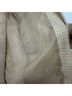 Bill Blass 100% Wool Plaid Tan Trenchcoat Size 10 - photo 9