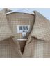 Bill Blass 100% Wool Plaid Tan Trenchcoat Size 10 - photo 3