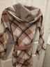 Tahari Plaid Multi Color Cardigan Size S - photo 3