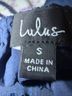 Lulus 100% Polyester 97% Polyester 3% Spandex Blue Casual Dress Size S - photo 3