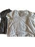 Madewell White Gray Short Sleeve Blouse Size 1X - photo 1