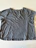 Madewell White Gray Short Sleeve Blouse Size 1X - photo 6