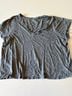 Madewell White Gray Short Sleeve Blouse Size 1X - photo 5