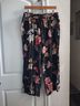 Johnny Was 100% Viscose Floral Black Multi Color Long Sleeve Button-Down Shirt Size L - photo 9