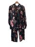 Johnny Was 100% Viscose Floral Black Multi Color Long Sleeve Button-Down Shirt Size L - photo 1