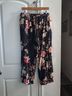 Johnny Was 100% Viscose Floral Black Multi Color Long Sleeve Button-Down Shirt Size L - photo 6