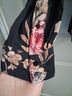 Johnny Was 100% Viscose Floral Black Multi Color Long Sleeve Button-Down Shirt Size L - photo 4