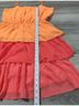 Studio Y Orange Pink Casual Dress Size L - photo 3