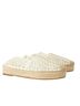 Zara 95% Polyurethane 5% Polyester 100% Thermolite Solid White Tan Sandals Size EU 41 - photo 2
