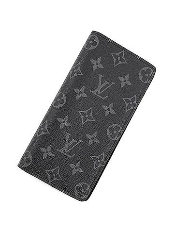 Louis Vuitton Louis Vuitton Monogram Eclipse Portefeuille Brazza Long Wallet M61697 LOUIS VUITTON Black (view 1)