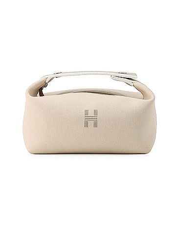 Hermès Hermes handbag pouch Bride-à-Black PM natural canvas HERMES (view 1)