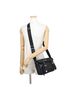 Prada 100% Nylon Black Prada Shoulder Bag Triangle Studs Nylon 1BD382 PRADA Black Handbag One size - photo 4