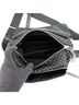 Prada 100% Nylon Black Prada Shoulder Bag Triangle Studs Nylon 1BD382 PRADA Black Handbag One size - photo 6