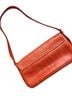Anthropologie 100% Leather Orange Brown Shoulder Bag One size - photo 2
