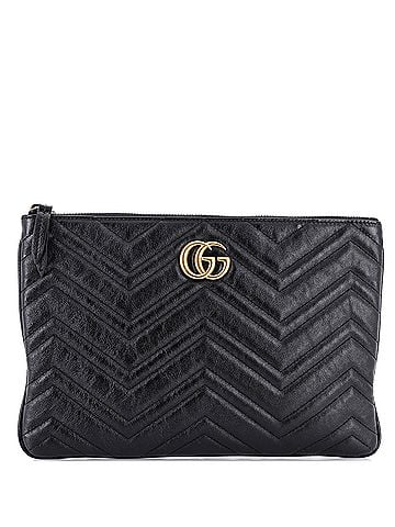 Gucci GG Marmont Clutch Matelasse Leather (view 1)