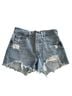 Levi's Blue Denim Shorts Size 24 waist - photo 1