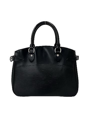Louis Vuitton LOUIS VUITTON Passy PM Logo Hardware Epi Leather Genuine Handbag Tote Bag Black 17644 (view 1)
