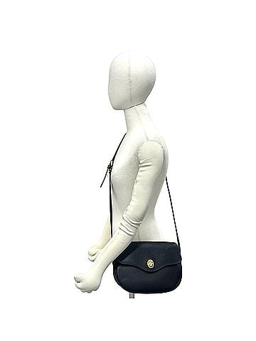 Christian Dior Christian Dior Vintage CD Logo Hardware Leather Mini Shoulder Bag Pouch Black 17894 (view 2)