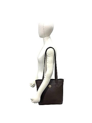 Céline CELINE Celine Circle Logo Hardware Leather Tote Bag Handbag Semi Shoulder Brown 45460 (view 2)