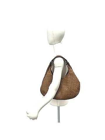 Bottega Veneta BOTTEGA VENETA Campana Intrecciato Leather Tote Bag/Handbag, Brown, 29002 (view 2)