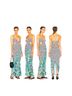 Mara Hoffman Floral Multi Color Cocktail Dress Size M - photo 1