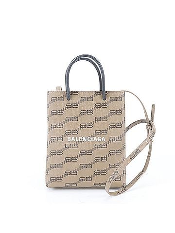 Balenciaga Balenciaga BB Monogram Large Shopping Bag, Leather, 2-Way Shoulder Women's (view 1)