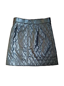 Zara Faux Leather Skirt (view 2)
