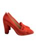 Boden 100% Suede Red Orange Heels Size EU 38 - photo 1