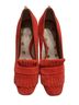 Boden 100% Suede Red Orange Heels Size EU 38 - photo 2