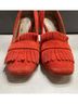 Boden 100% Suede Red Orange Heels Size EU 38 - photo 8