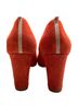 Boden 100% Suede Red Orange Heels Size EU 38 - photo 5