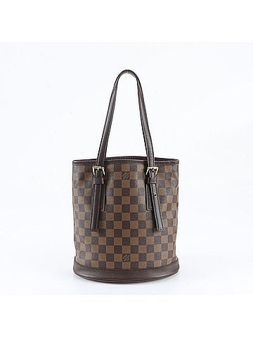 Louis Vuitton Louis Vuitton Damier Ebene Mare N42240 Leather Shoulder Bag Tote Handbag Brown Women's (view 1)