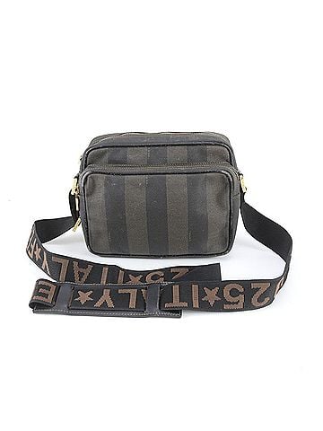Fendi Fendi Pequin Leather Shoulder Bag, Handbag, Tote Fashionable Brown, Women's (view 1)