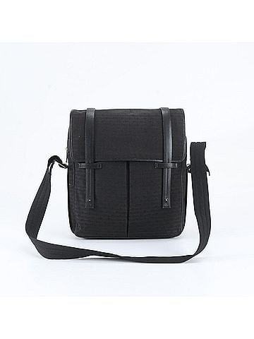 Christian Dior Christian Dior Dior Leather Shoulder Bag, Messenger Business Tote Black, Men's (view 1)