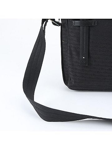Christian Dior Christian Dior Dior Leather Shoulder Bag, Messenger Business Tote Black, Men's (view 2)