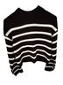 H&M Stripes Black White Pullover Sweater Size 20 - photo 1