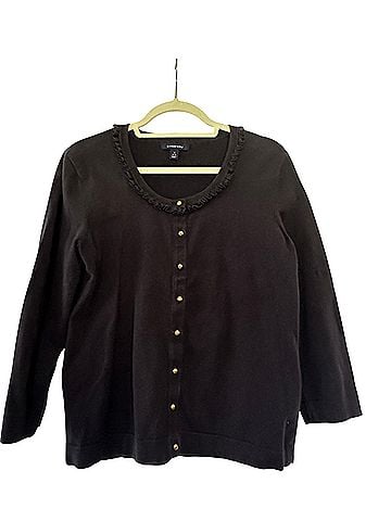 Lands' End Wool Cardigan (view 1)
