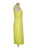 Milly 98% Polyester 2% Spandex 100% Polyester Solid Yellow Green Cocktail Dress Size 10 - photo 4