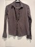 Van Heusen 100% Cotton Checkered-gingham Black White Long Sleeve Button-Down Shirt Size S - photo 5