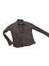 Van Heusen 100% Cotton Checkered-gingham Black White Long Sleeve Button-Down Shirt Size S - photo 2