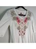 Johnny Was Floral White Short Sleeve T-Shirt Size S - photo 3