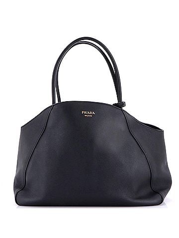 Prada Open Tote Soft Grain Leather Large (view 1)